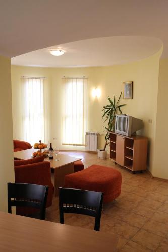 Posezení v ubytování Family Hotel Papi