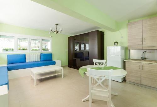 Η κουζίνα ή μικρή κουζίνα στο Exclusive garden appartment