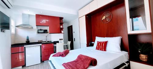 Rêve Azur studio 6 à deux pas de la mer Parking wifi