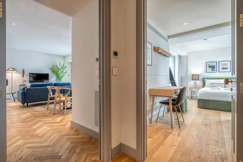 Letto o letti in una camera di Luxury flats near Big Ben and London Eye