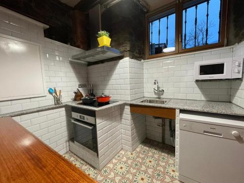 Dapur atau dapur kecil di Casa Osu Pardo VuT