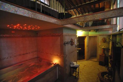 Et badeværelse på Relais Castelluccio Palusse