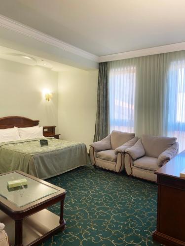 Hotel Russiaにあるベッド