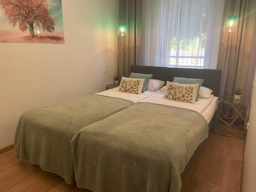 Posteľ alebo postele v izbe v ubytovaní Apartament Zen