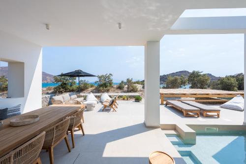 Exclusive Luxury Moca beachfront villa, Molos, Paros