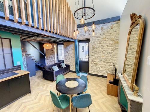 Posezení v ubytování Jungle room