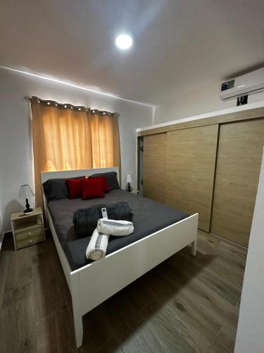 Postel nebo postele na pokoji v ubytování Bávaro Apartamento 2bdr con Terraza y Jacuzzi Privado