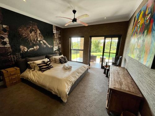 Кровать или кровати в номере Villa Mejia