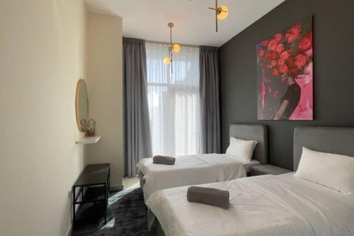 Postel nebo postele na pokoji v ubytování Premium location, cozy apartment