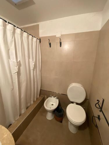 Ванная комната в Hotel Las Chirimoyas