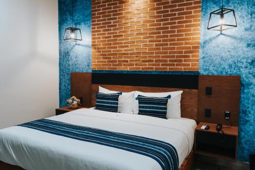 Hotel Casa Pugaにあるベッド