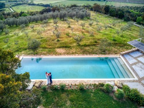 Πισίνα στο ή κοντά στο Borgo Le Moraiole