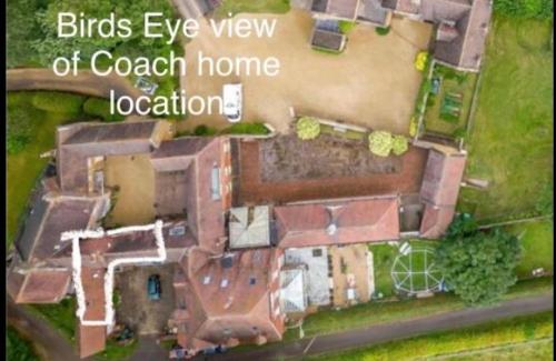 a birds eye view of a coach home location at Entire 3 bedroom coach house in Eaton