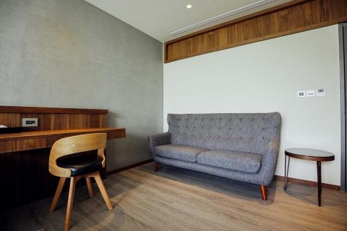 Posezení v ubytování Hotel BEGINS 倉箱蜜境文旅