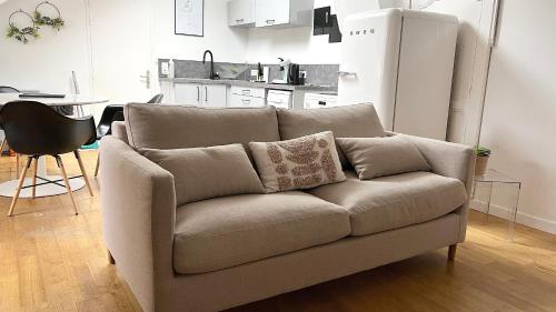 Kuchyňa alebo kuchynka v ubytovaní Appartement Bossoreil 110m2 - 3 chambres