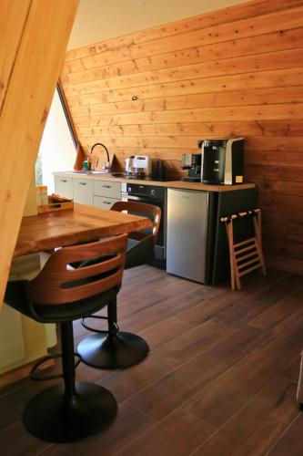 Küche/Küchenzeile in der Unterkunft Pavliani4rest - Luxury Cabins
