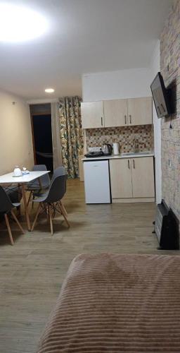 Η κουζίνα ή μικρή κουζίνα στο Amrakits Canyon Guest House 1