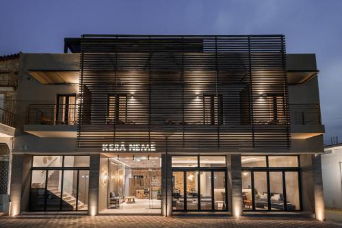 a large building with a lot of windows at Kera Neme in Neméa