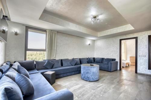 Χώρος καθιστικού στο Reve Bleu taghazout - Piscine - 4Px