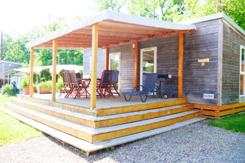 Κήπος έξω από το Camping Alsace Les Castors
