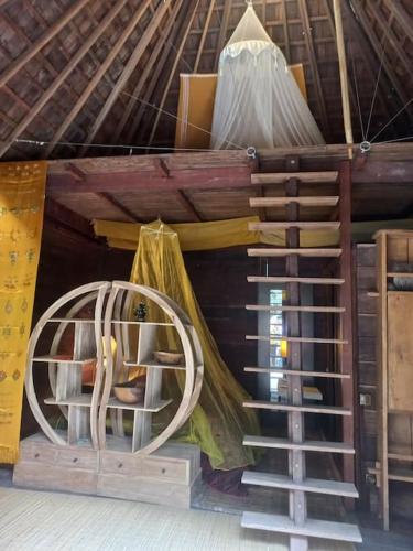 cabane Bornéo et balé japonais