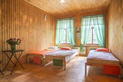 Postel nebo postele na pokoji v ubytování Green Jurmala Hostel