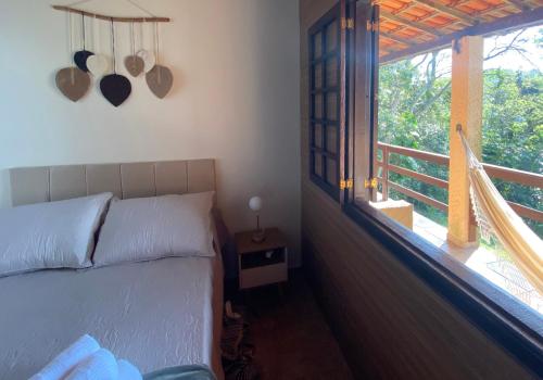 Katil atau katil-katil dalam bilik di CASA PARAISO full house rent with amazing sea view, Ilha Grande