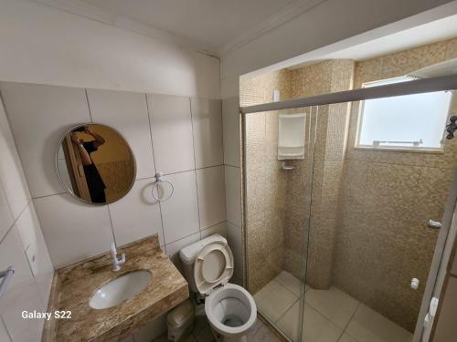 Ένα μπάνιο στο Hotel Pousada Paraiso Avaré