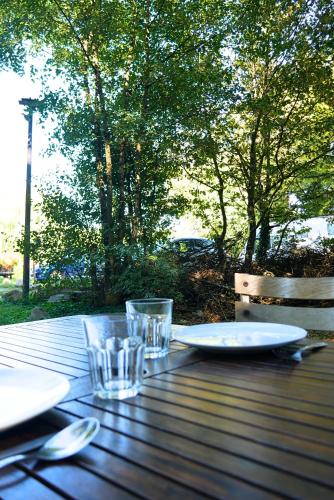 Κήπος έξω από το Camping Alsace Les Castors