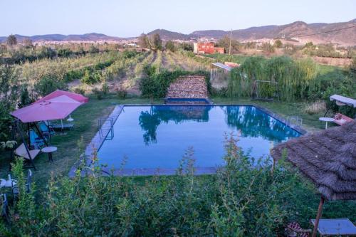 Bazén v ubytování Ferme Ain Aghbal nebo v jeho okolí