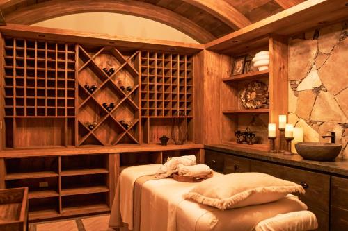 Кровать или кровати в номере La Casona Del Banco Hotel Boutique