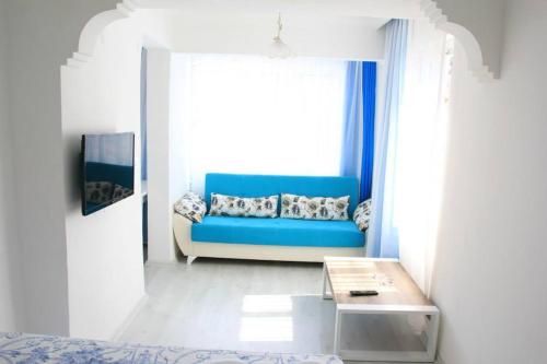 Cama o camas de una habitación en Mavi Butik Apart