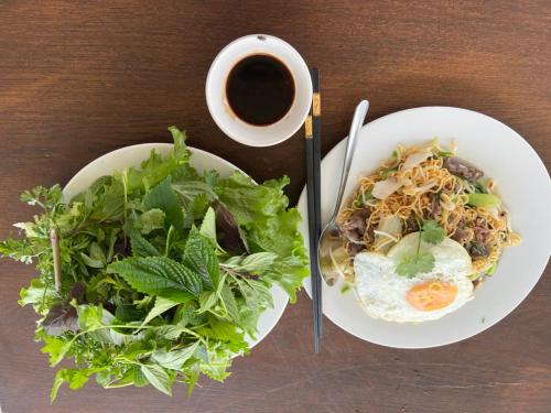 Jídlo v chaty nebo okolí