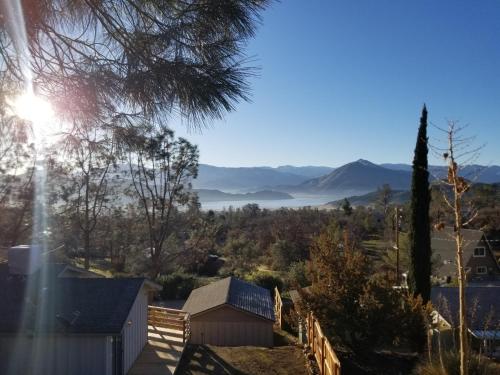 a view of the mountains from the house at 3BR Panoramic Lake View, Sequoia Forest, Kern County in Wofford Heights