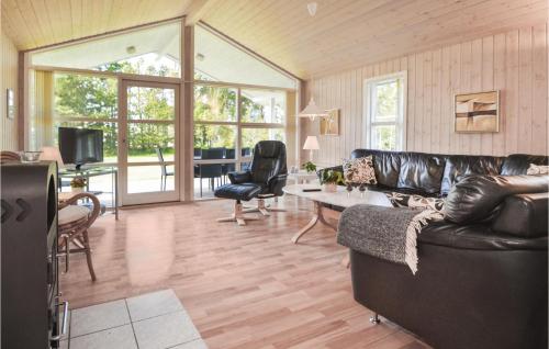 Posezení v ubytování Holiday Home Bakkedraget Blåvand
