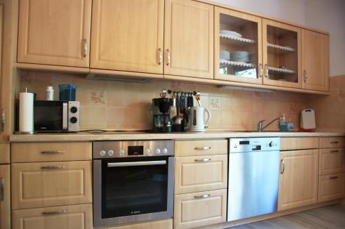 Dapur atau dapur kecil di Haus Theene