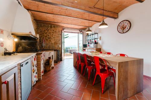 Kuchyň nebo kuchyňský kout v ubytování Tognazzi Casa Vacanze - Panoramic Villa