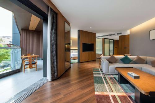 Posezení v ubytování TRYP By Wyndham Zizhou
