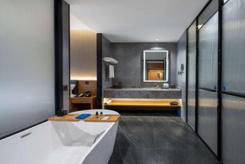 Koupelna v ubytování TRYP By Wyndham Zizhou