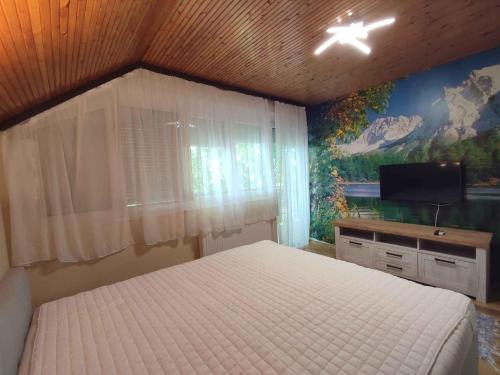 Posteľ alebo postele v izbe v ubytovaní Apartment in Siofok - Balaton 35870