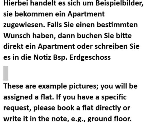 a screenshot of a cell phone with a text box at Schoenblick Mountain Resort - by SMR Rauris Apartments - Includes National Sommercard & Spa - close to Gondola in Rauris