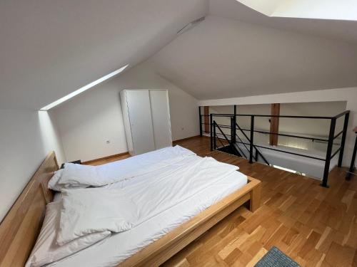 Postel nebo postele na pokoji v ubytování NIK