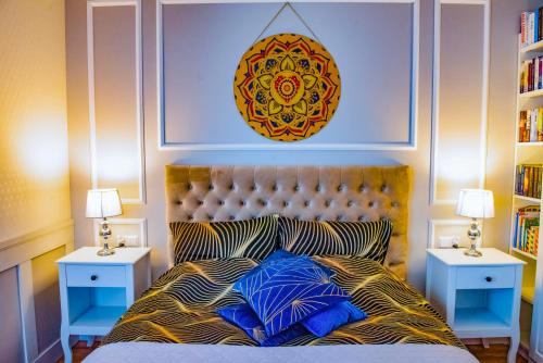 Ένα ή περισσότερα κρεβάτια σε δωμάτιο στο Apartament Mandala Grzybowo