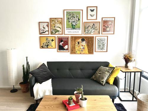 Posezení v ubytování Bello y luminoso apatamento en el Centro Historico