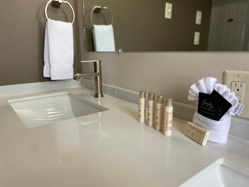 Koupelna v ubytování SkyRidge Inn