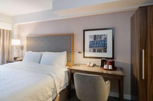 Cama o camas de una habitación en Hampton Inn Madison Square Garden