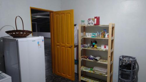 Dapur atau dapur kecil di ParadiseKamp Açutuba