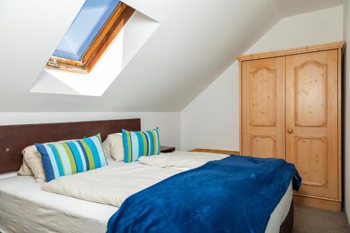 Cama o camas de una habitación en Appartements Alpengarten