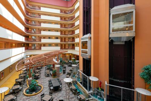 an overhead view of therium of a building at Embassy Suites Omaha- La Vista/ Hotel & Conference Center in La Vista
