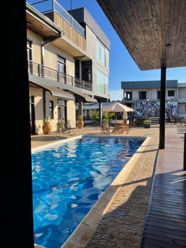 Бассейн в Patio del Puerto Hotel Boutique или поблизости